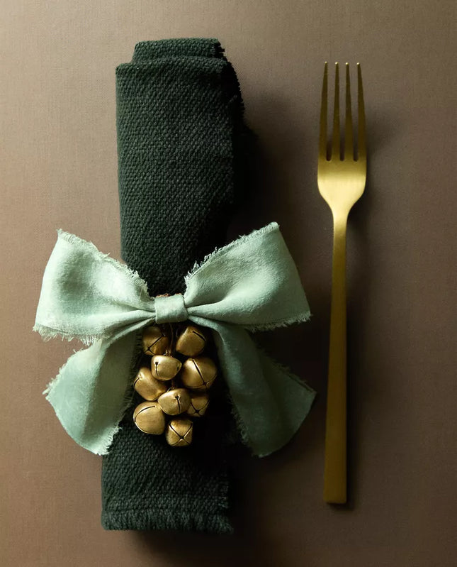 PACK DE PORTA-GUARDANAPOS COM CASCAVÉIS DE NATAL (PACK DE 4)