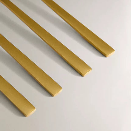 PACK GARFOS DE SOBREMESA BRUNCH AÇO DOURADO (PACK DE 4)