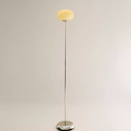 CANDEEIRO DE CHÃO VIDRO E METAL