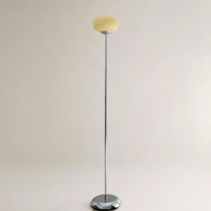 CANDEEIRO DE CHÃO VIDRO E METAL