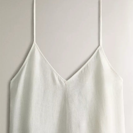 VESTIDO COMPRIDO LINHO ALÇAS