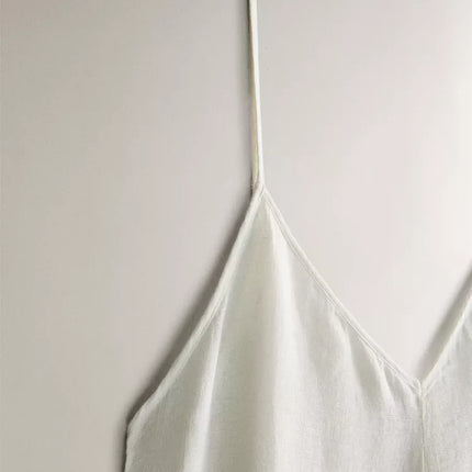 VESTIDO COMPRIDO LINHO ALÇAS