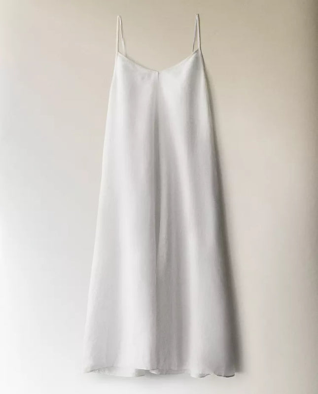 VESTIDO COMPRIDO LINHO ALÇAS