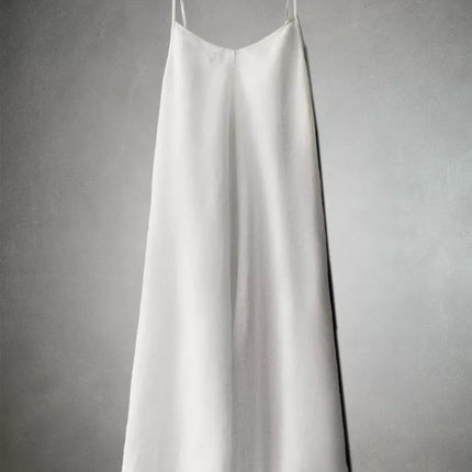 VESTIDO COMPRIDO LINHO ALÇAS