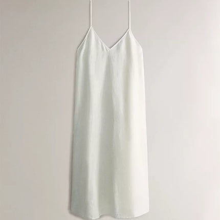 VESTIDO COMPRIDO LINHO ALÇAS