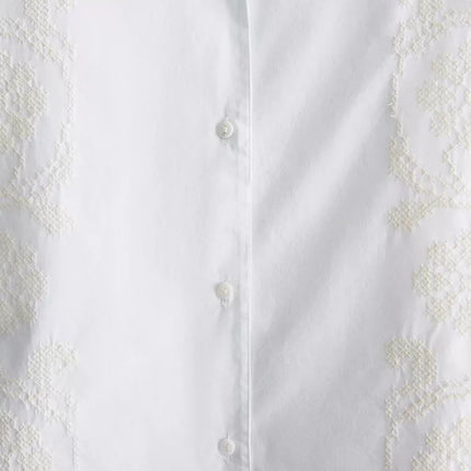 CAMISA ALGODÃO BORDADOS