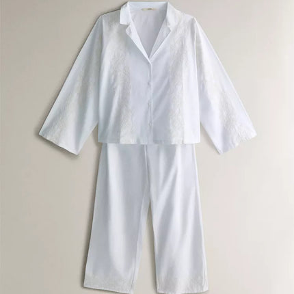 CAMISA ALGODÃO BORDADOS