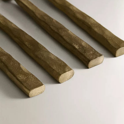PACK GARFOS DE SOBREMESA MARTELADO (PACK DE 4)
