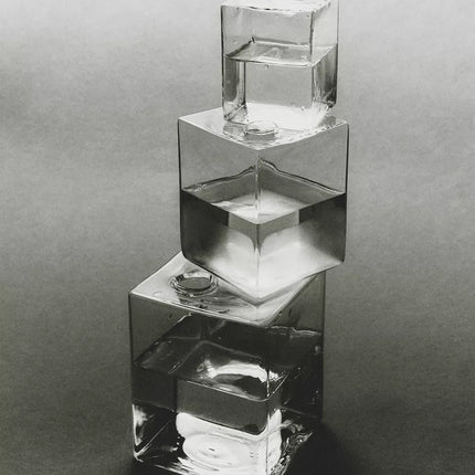 VASO VIDRO QUADRADO