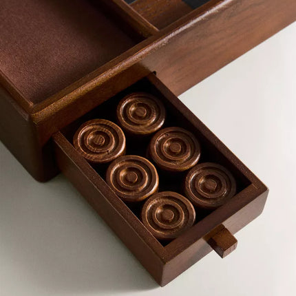 JOGO DE DAMAS MADEIRA