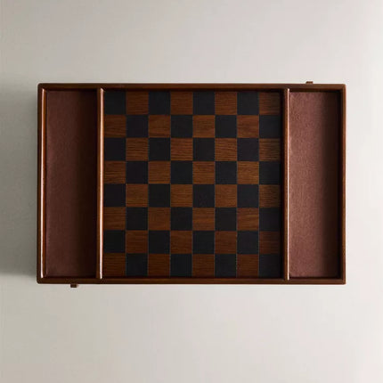 JOGO DE DAMAS MADEIRA