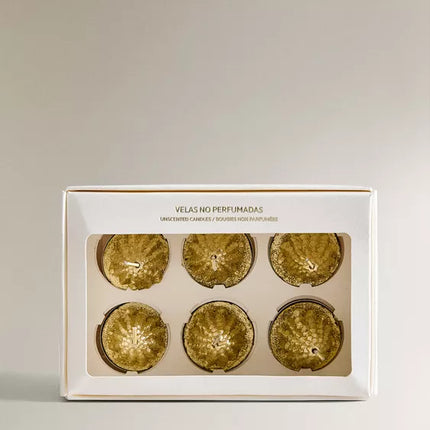PACK MINIVELAS ABETO NATAL (PACK DE 6)