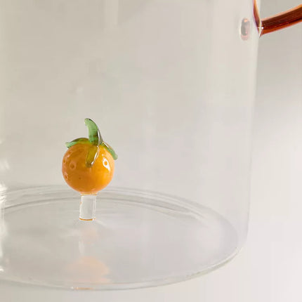 JARRO VIDRO LARANJA ASA
