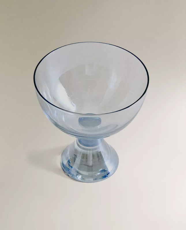 TAÇA GELADO VIDRO COLORIDO