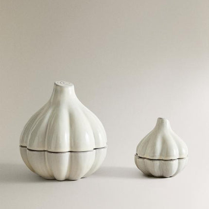 POTE DE ARMAZENAMENTO ALHO TERRACOTA