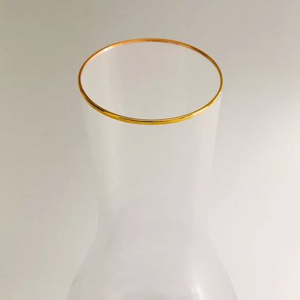 GARRAFA FIO DOURADO BOHEMIA CRYSTAL