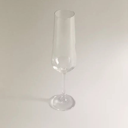 TAÇA FLUTE VIDRO CRISTALINO
