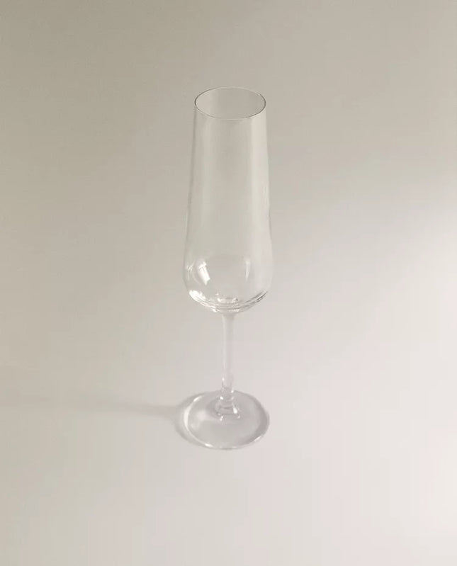 TAÇA FLUTE VIDRO CRISTALINO