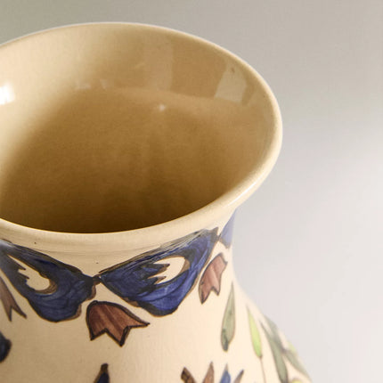 VASO CERÂMICA FLORES