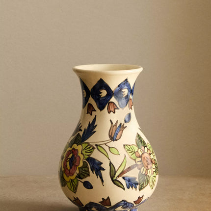 VASO CERÂMICA FLORES