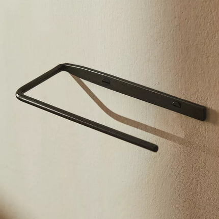 PORTA-ROLOS CASA DE BANHO METAL ESCURO