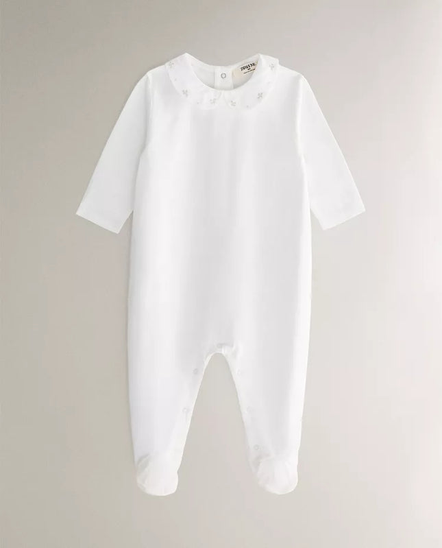 BABYGRO INFANTIL BORDADO FLOR