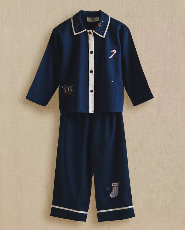 CONJUNTO PIJAMA INFANTIL REMENDOS NATAL