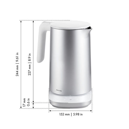 Chaleira elétrica Pro, 1.5 l, Prata