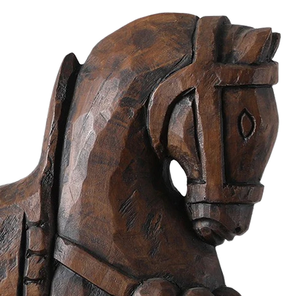 CABALLO  Estatueta A.47,5cm