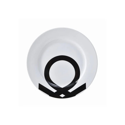 Conjunto 18 Pratos BENETTON BE-0244 (Preto - Porcelana)