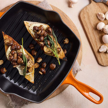 Grelha quadrada de ferro fundido