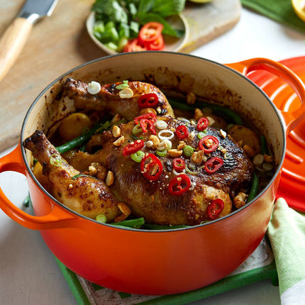 Cocotte redonda de ferro fundido