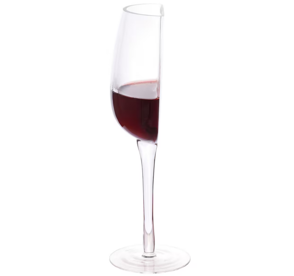 Meio copo de vinho