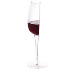 Meio copo de vinho