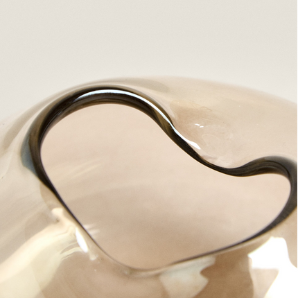 VASO VIDRO EFEITO LUSTROSO BAIXO