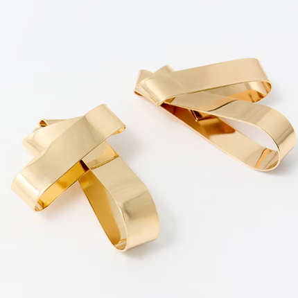Brincos de Fita Origami