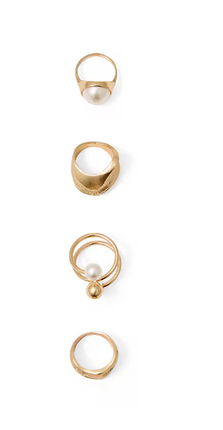 Conjunto de Anéis com Pérolas