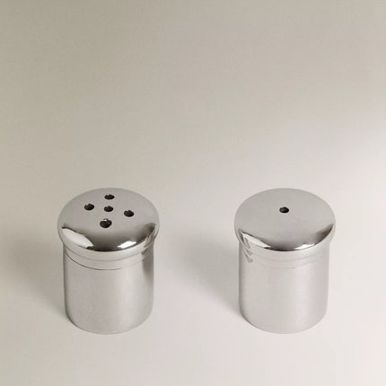 CONJUNTO DE SALEIRO E PIMENTEIRO DE AÇO MINI