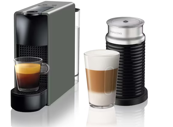 Pack Essenza Mini Nespresso Intense Grey C30 + Aeroccino 3 Black