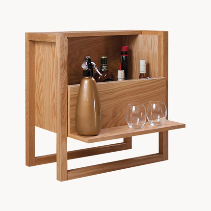 Minibar em madeira de carvalho NewEst