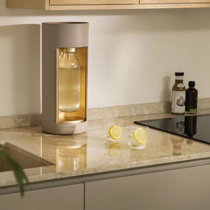 Máquina de água com gás Glassy, com garrafa