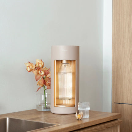 Máquina de água com gás Glassy, com garrafa