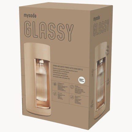 Máquina de água com gás Glassy, com garrafa