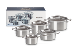 Set de 5 tachos Aço Inoxidável Classic