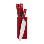 Bloco com 7 facas de cozinha Vintage Cuisine