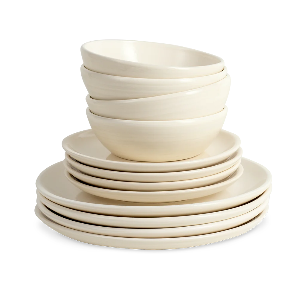 Serviço de mesa para 4 pessoas em faiança Vintage Cuisine