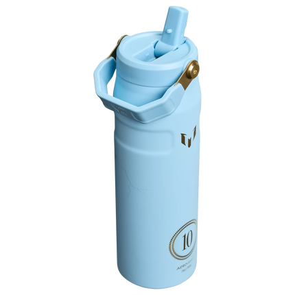 Garrafa Messi x Stanley 1913 IceFlow™ com canudo flip 2.0 | 0,7L