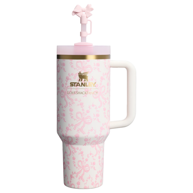 Copo térmico Stanley 1913 x LoveShackFancy Quencher® H2.0 FlowState™ | 1,18L