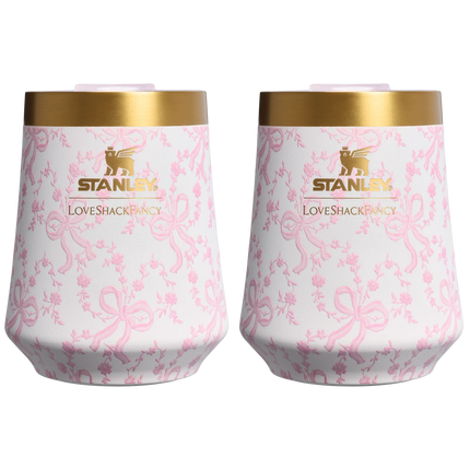 Conjunto de 2 copos de vinho Stanley 1913 x LoveShackFancy Reserve | 0,32L