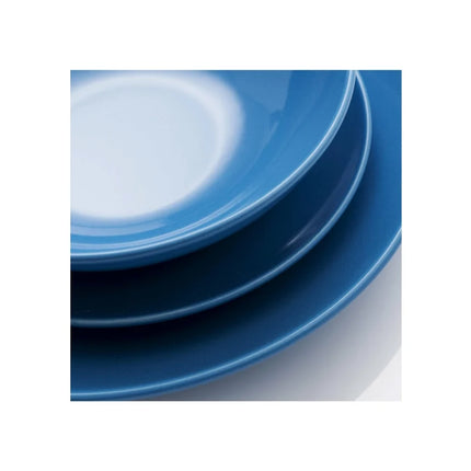 Conjunto 18 Pratos BENETTON BE-0241 (Azul - Faiança)